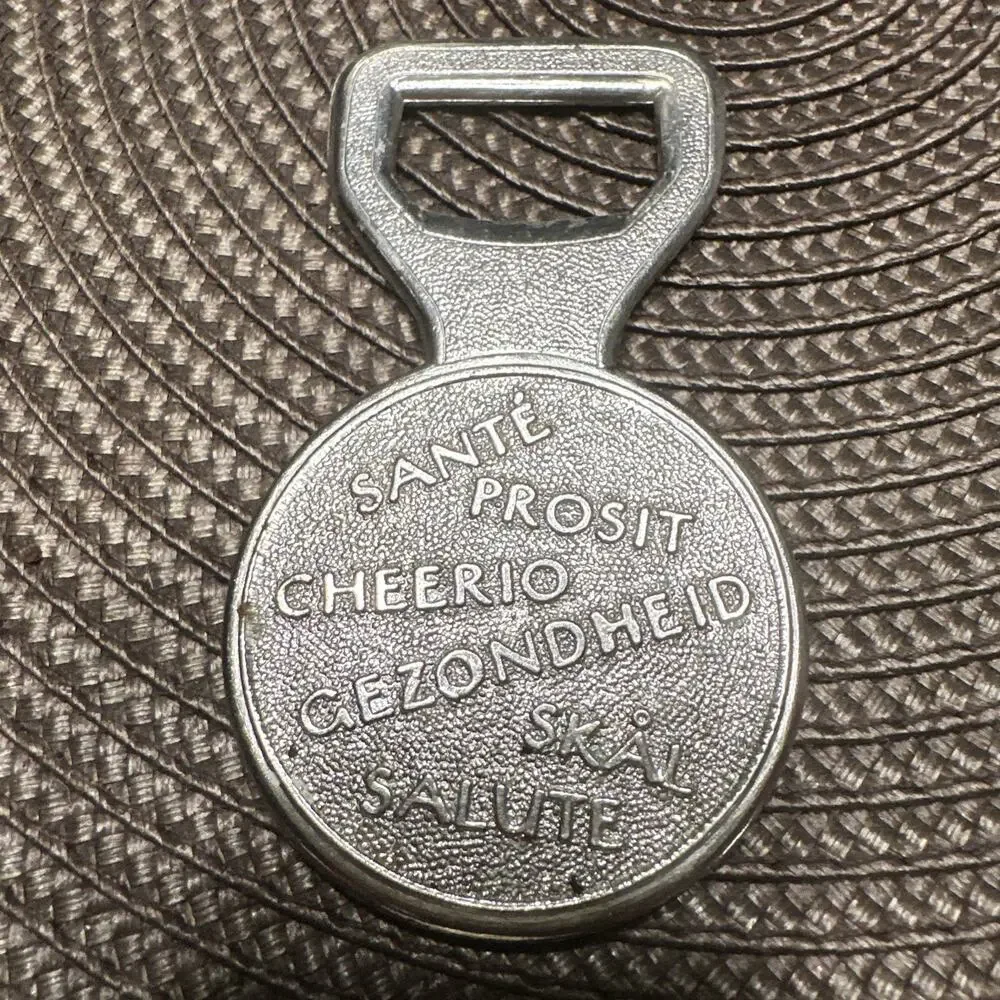 Vintage Faust Pils Beer Bottle Opener Miltenberg Germany Multi-Language Cheers